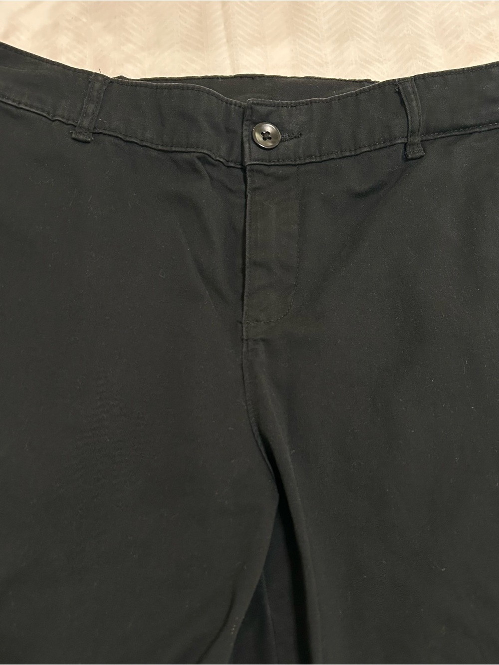 Style & Co Women’s Cropped twill capris black size 12P - Picture 5 of 11
